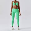 Ensemble de leggings+ Brassière de Yoga à haute Compression, TZ8013-4 – Image 4